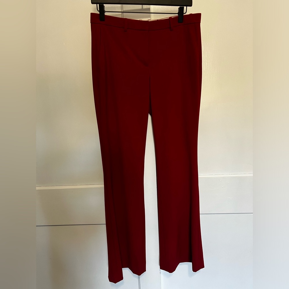 Theory Demetria Pant Cardinal Red Size 6